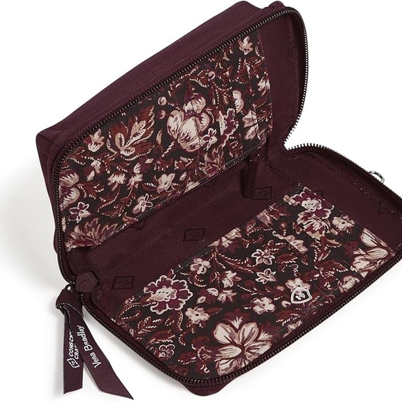 Vera Bradley Cotton Smartphone Wristlet With Rfid Protection - Picture 2 of 6